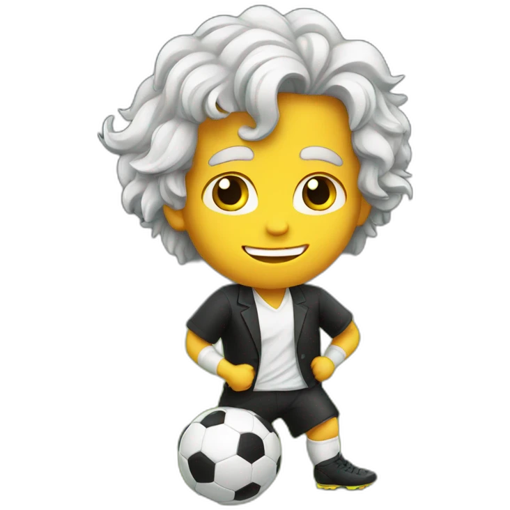 beethoven playing soccer emoji