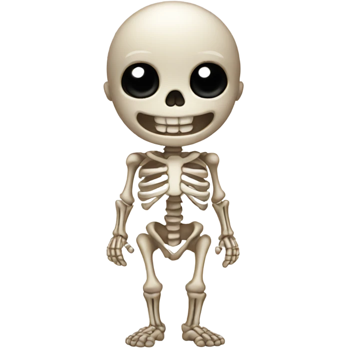 Baby skeleton emoji