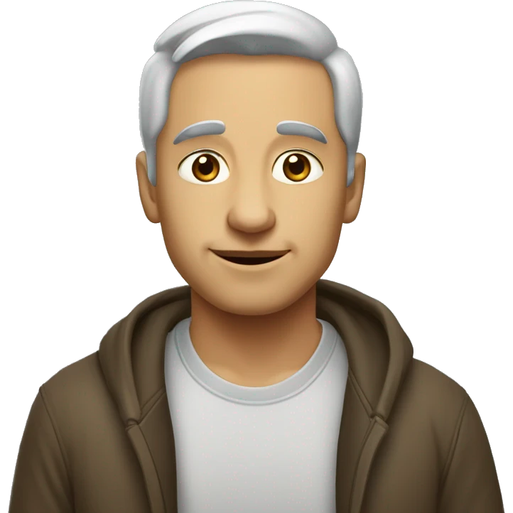 Собака белая emoji