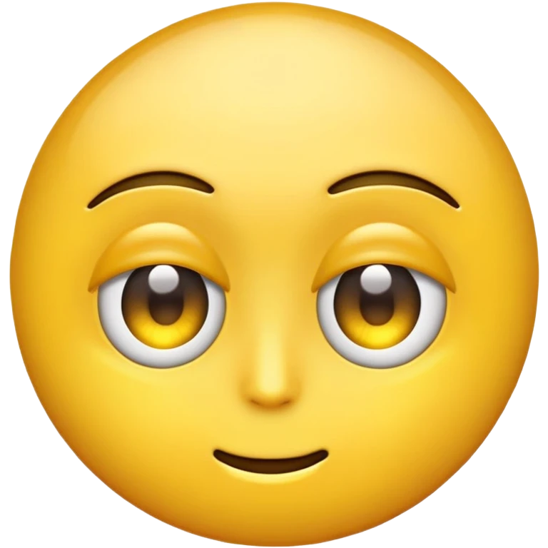 Eye roll emoji with straight face  emoji