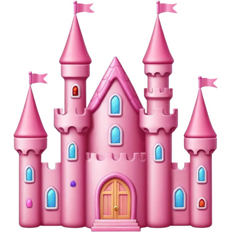 pink candy castle emoji