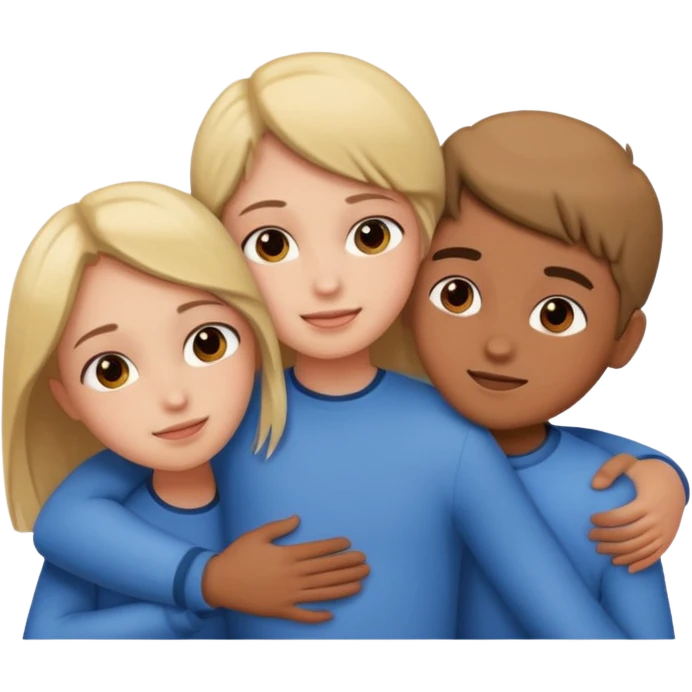 Kamasutra position One girl with two boys emoji