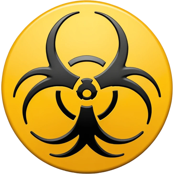 Biohazard symbol  emoji
