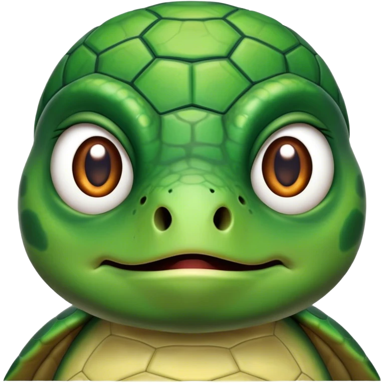 Confused turtle emoji