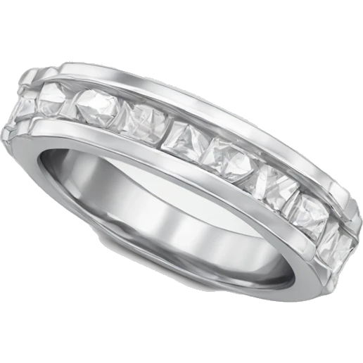 marquis diamond silver band emoji