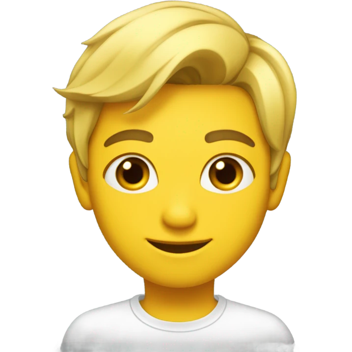 Йога девочка в желтой форме  emoji