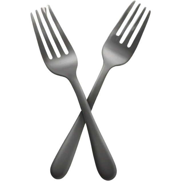 Fork with a face  emoji