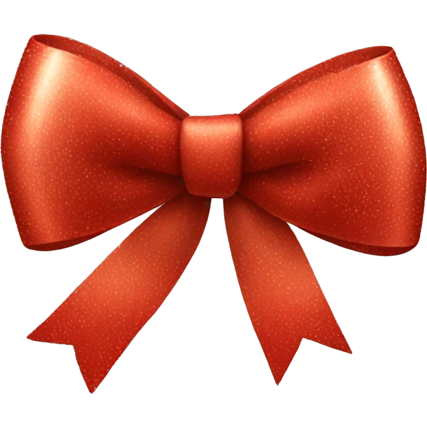 christmas bow emoji