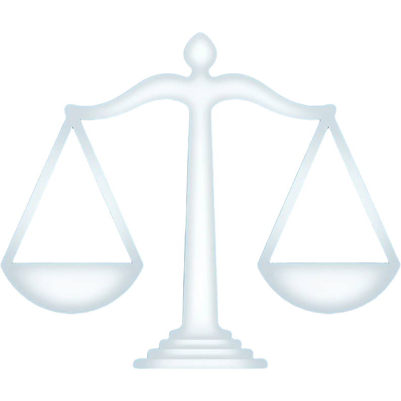 (dont include people) we return fairness to technology. (icon) emoji