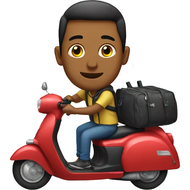 juan from equador on scooter emoji