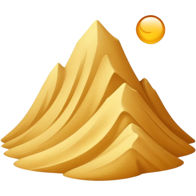sand mountains emoji