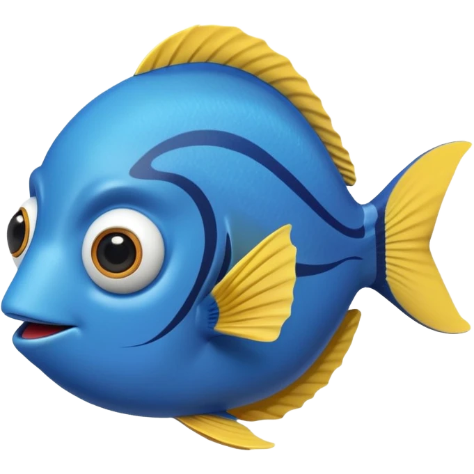 baby blue tang fish and a teddy bear emoji