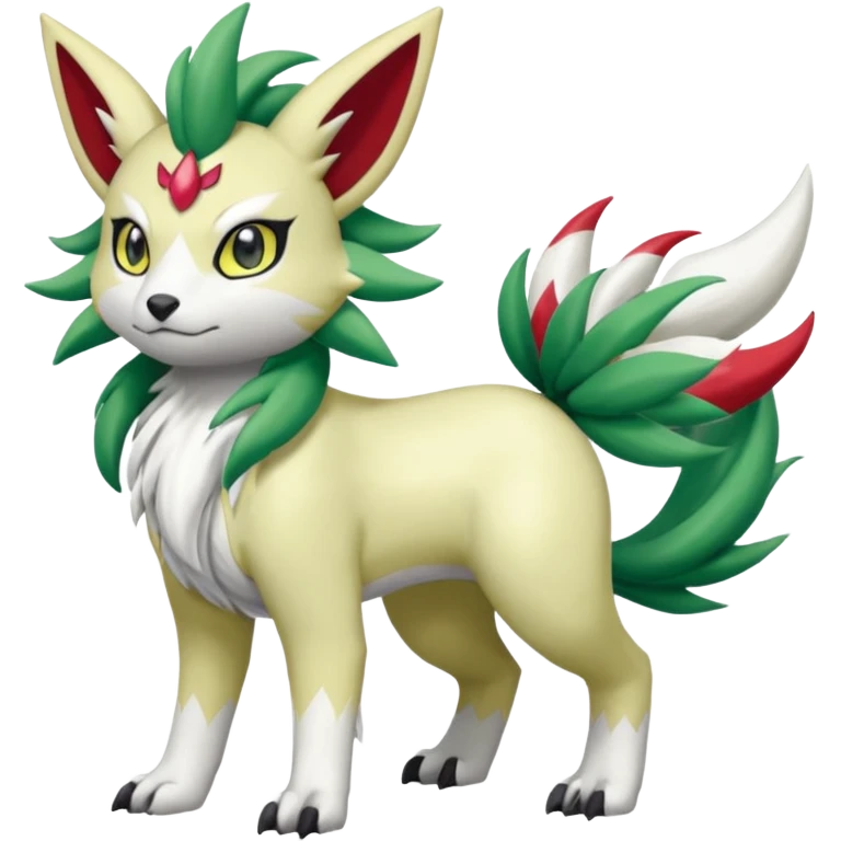 WereGarurumon-Shaymin-Meloetta-Renamon-Absol-fusion-hybrid-creature (full body) emoji