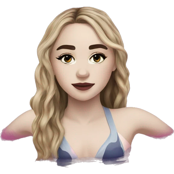 Sabrina Carpenter Swimming emoji
