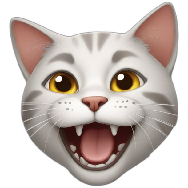 Crazy cat  emoji