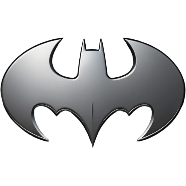 Batman logo emoji