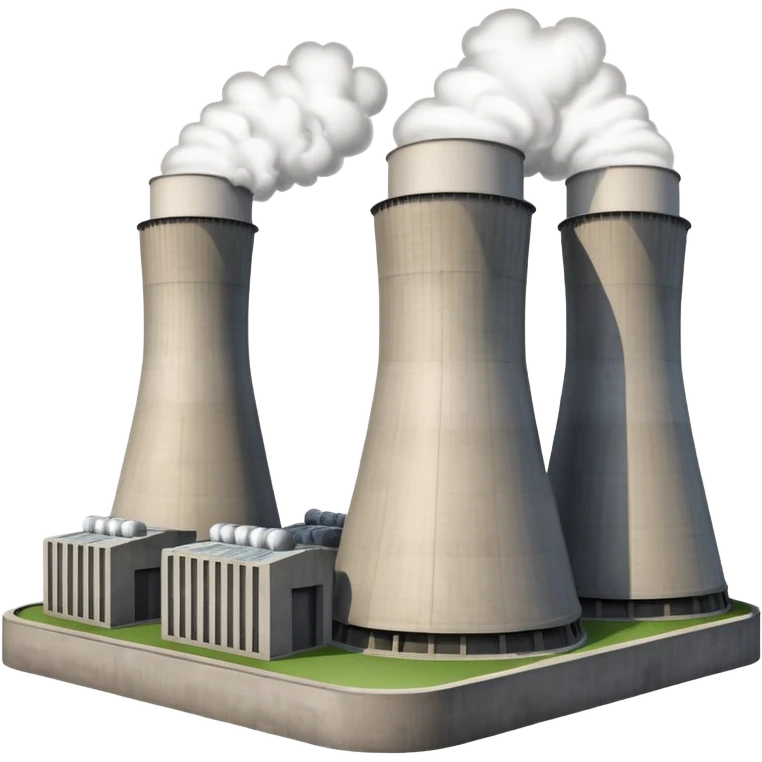 realistic nuclear power plant emoji