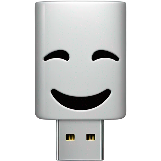 The smile looks like a Type-C emoji
