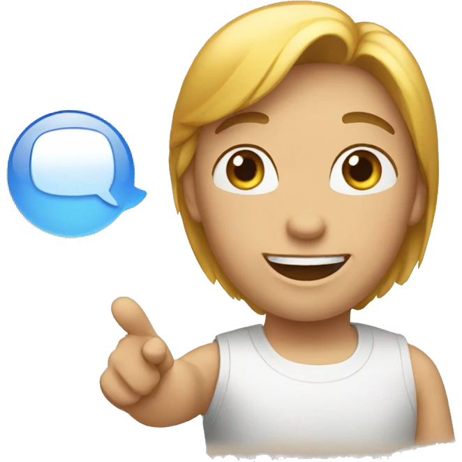 a imessage saying yes emoji