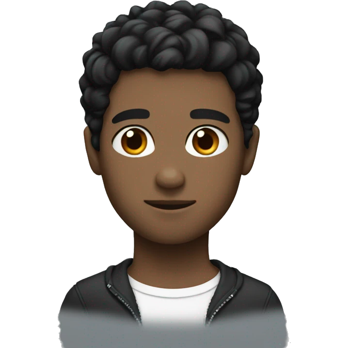 brothers with short black hair emoji