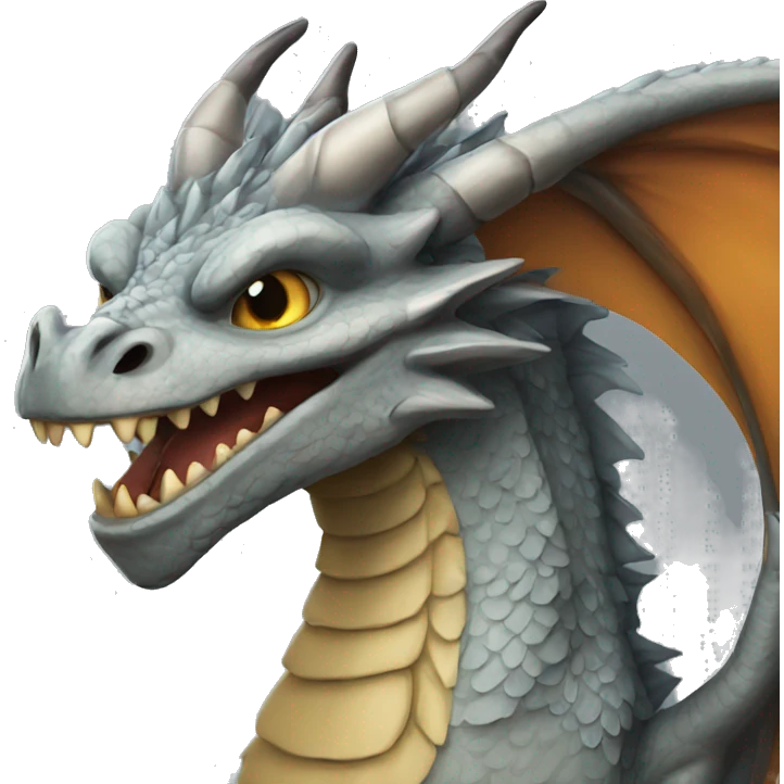 Dragon Silverwing emoji