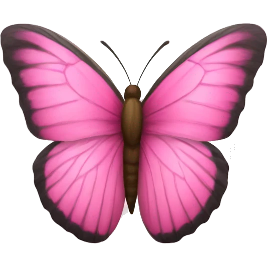 Butterfly pink emoji
