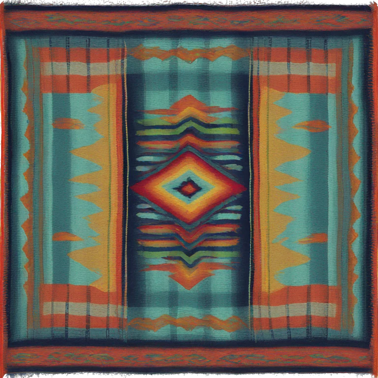 Mexican blanket folded emoji