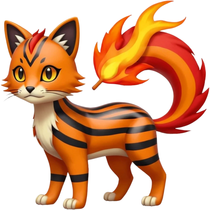 Liepard-Linoone-Litten-Pokémon-fusion-creature (full body) emoji