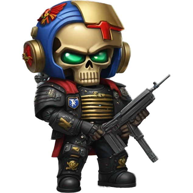 warhammer 40k terminator with Russian coats of arms emoji