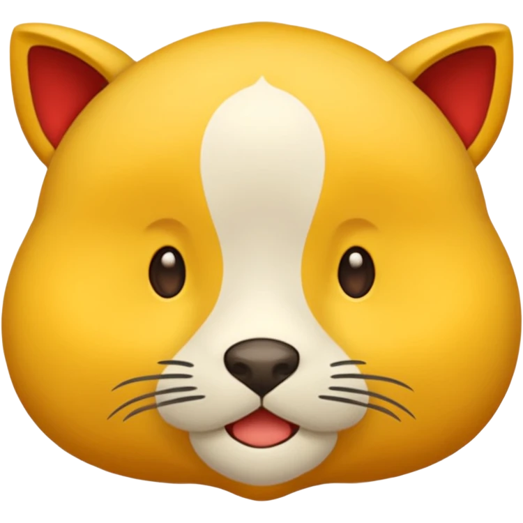 一张逼真的照片，苍白的丘比特睡在一个巨大的软垫心形上 emoji