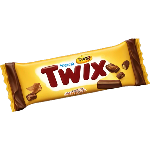 a Twix candy bar  emoji