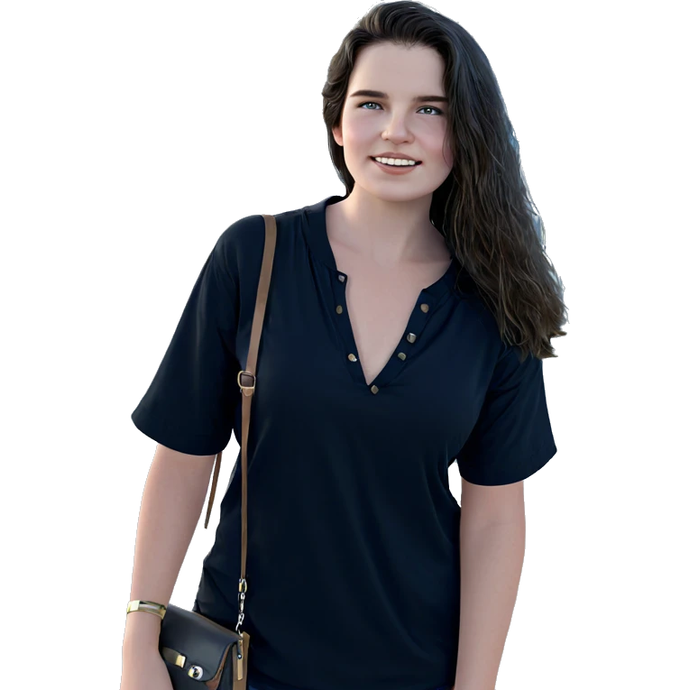 girl by the ocean shore emoji