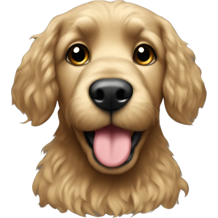 black golden dood emoji