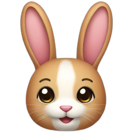 Bunny with hanging ears emoji