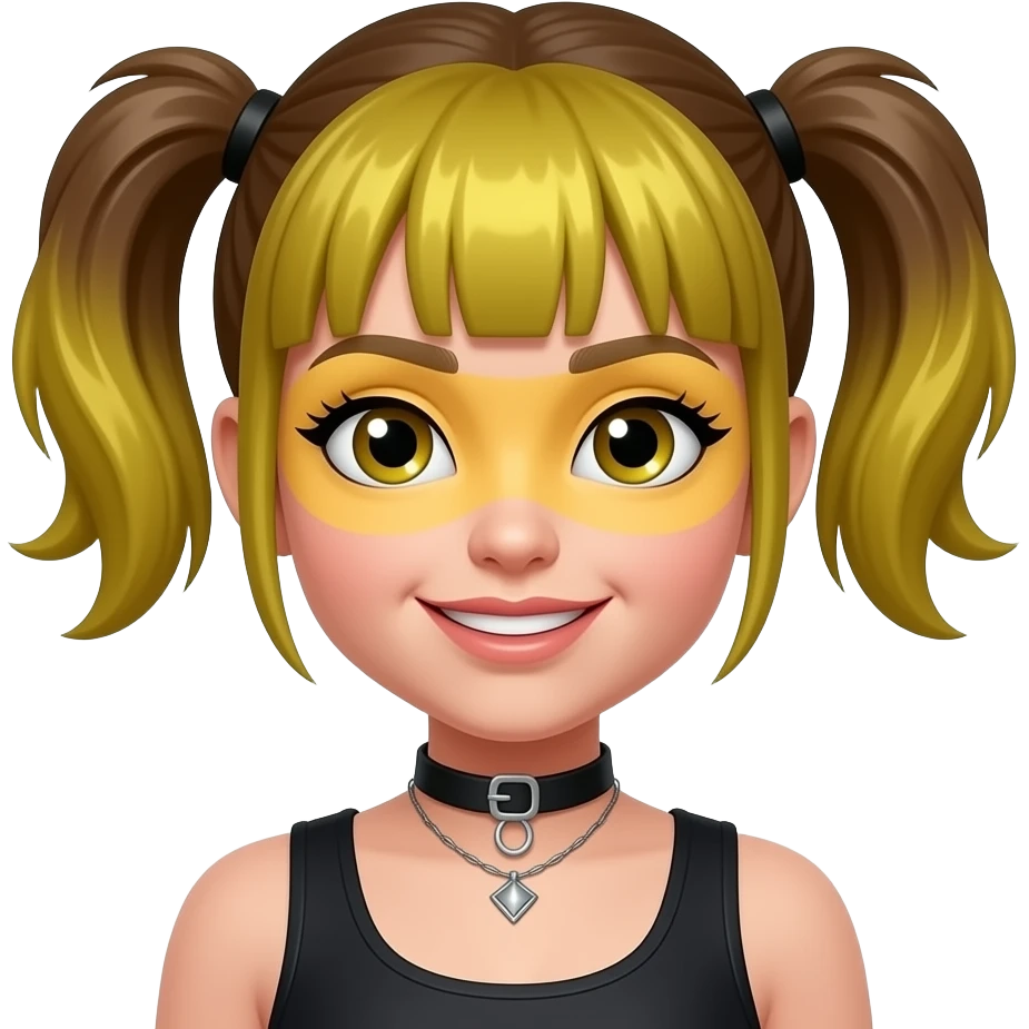 Girl baddie yellow emoji emoji