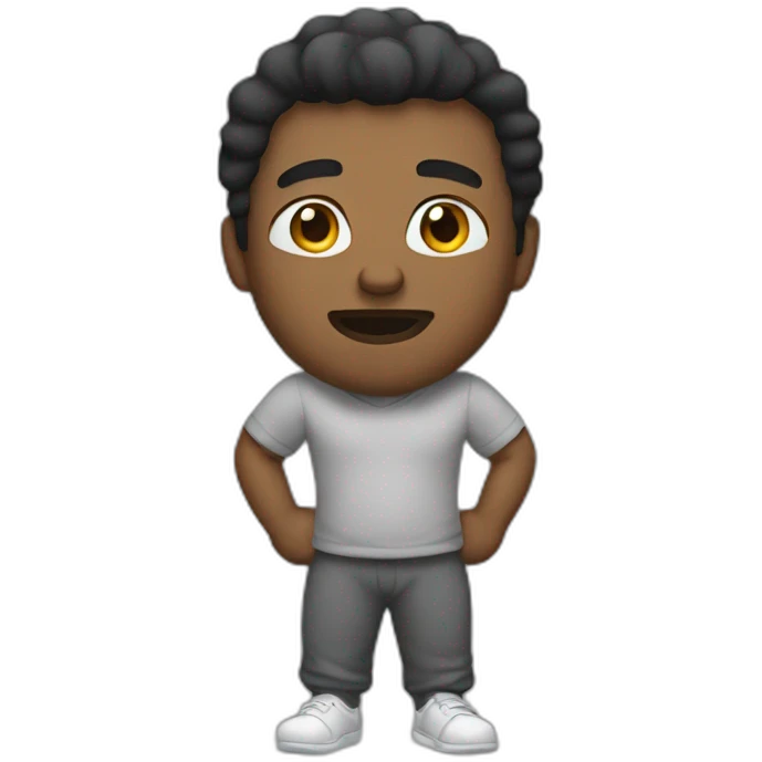 a man in sweatpants emoji