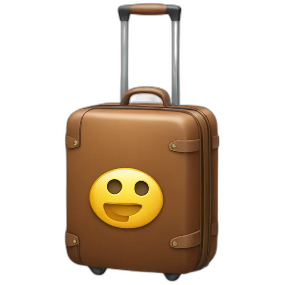 travel luggage with shield with a tick mark emoji