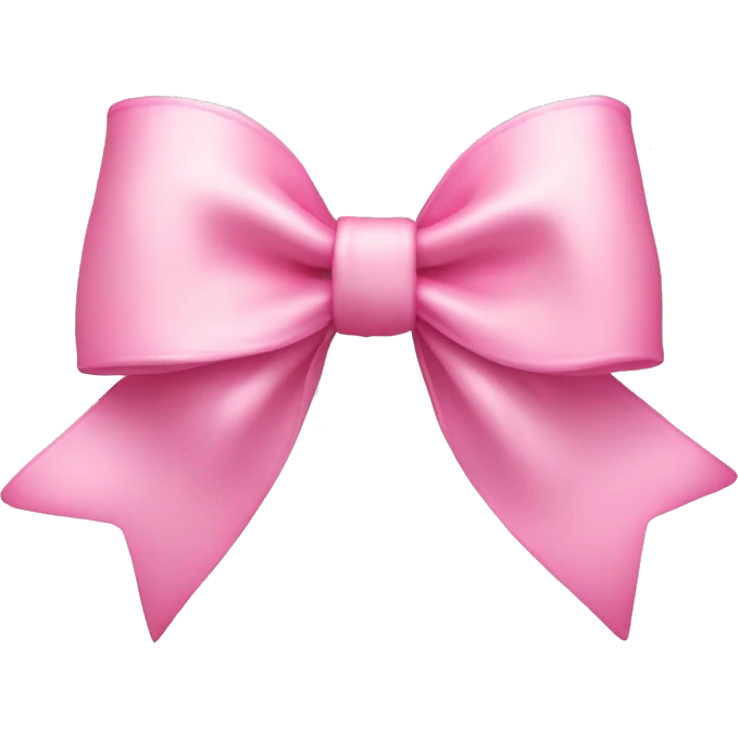 Pastell pink asthetic clean Christmas bow emoji