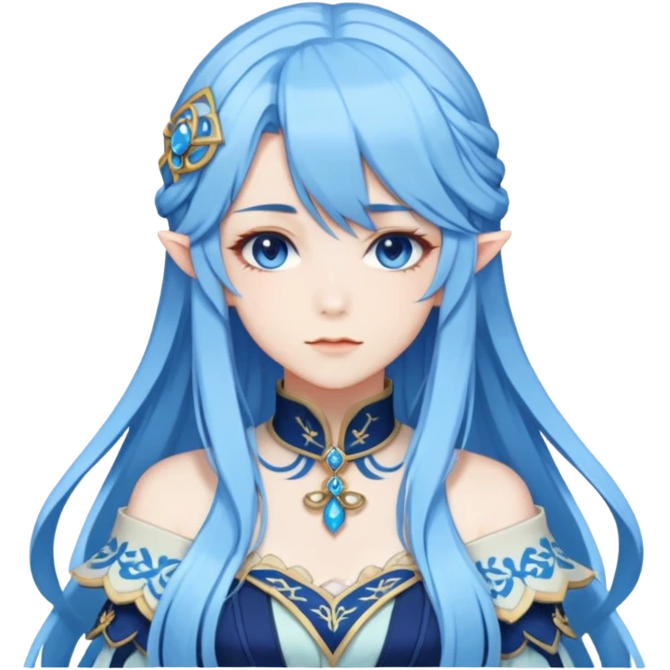 Furina from Genshin Impact emoji