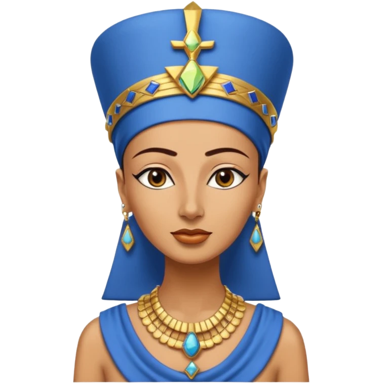 Bust of Nefertiti emoji