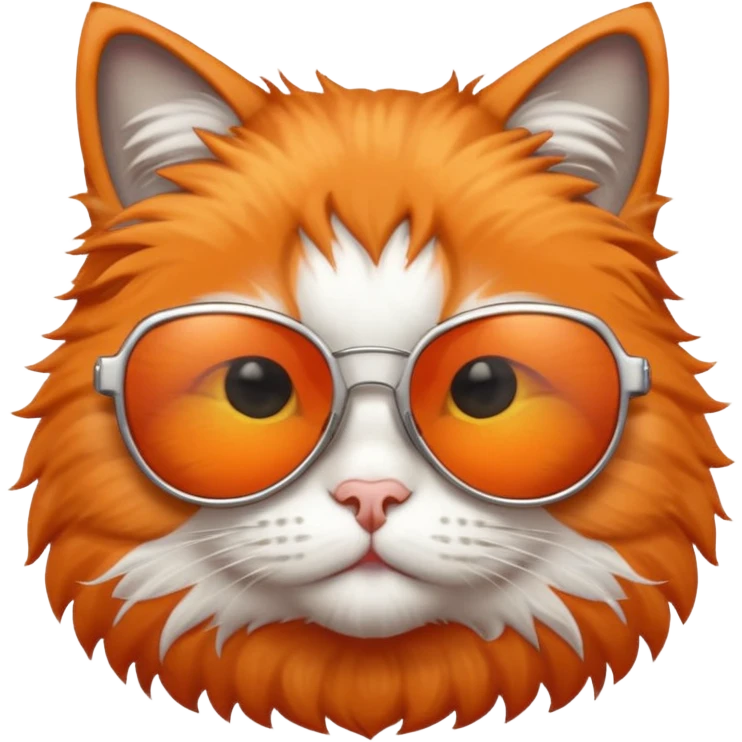 Cat wearing sunglasses emoji