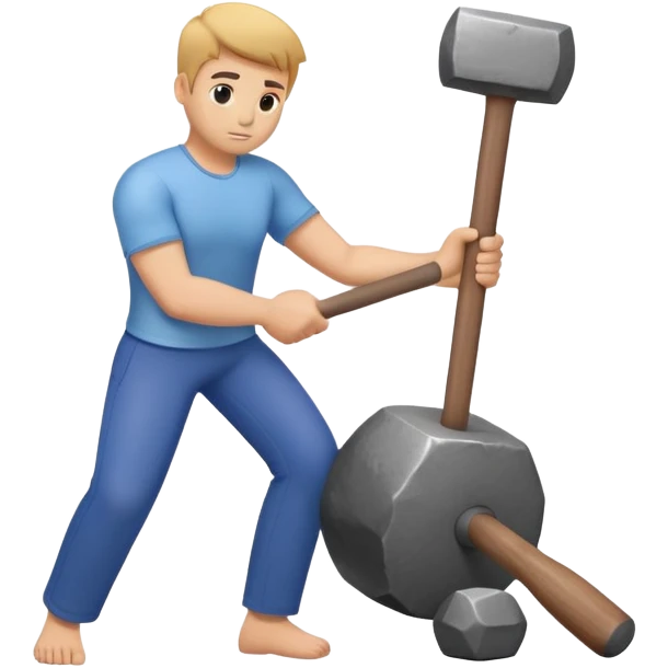 Массаж кувалдой emoji