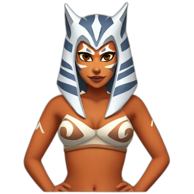 voluptuous ahsoka tano lingerie emoji