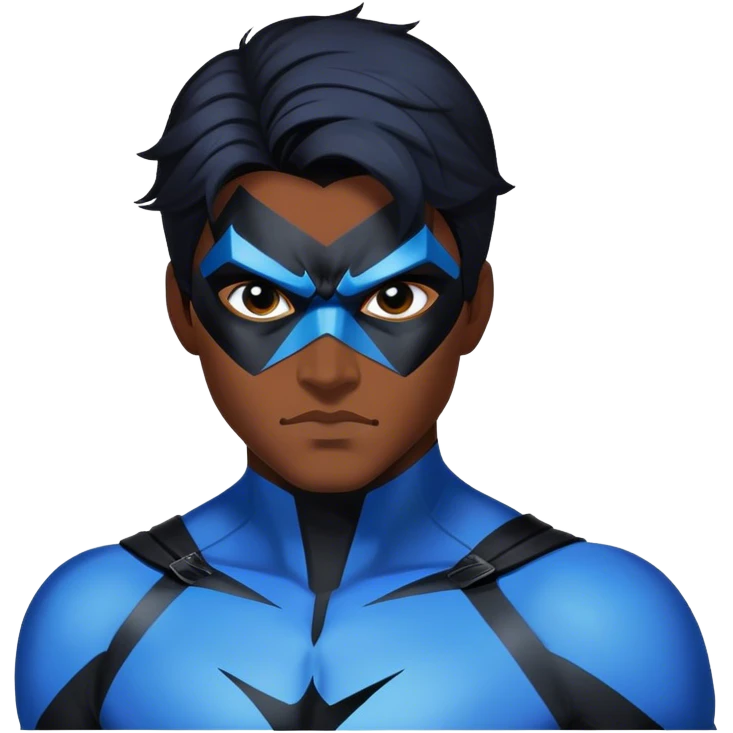 Nightwing from DC  emoji