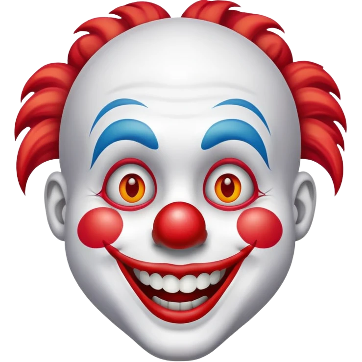 classic clown face emoji
