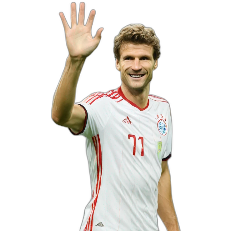 Thomas müller waving emoji