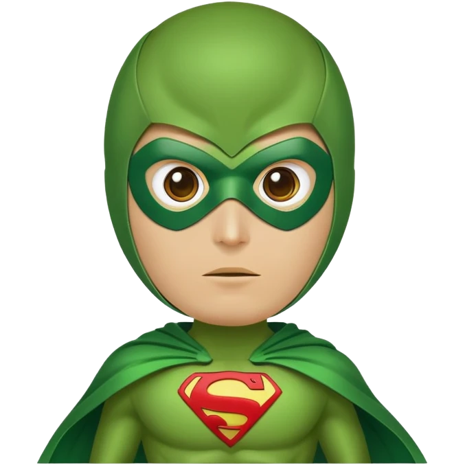Avocado superhero emoji