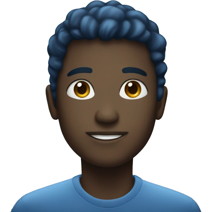 blue light with blue sparkles emoji