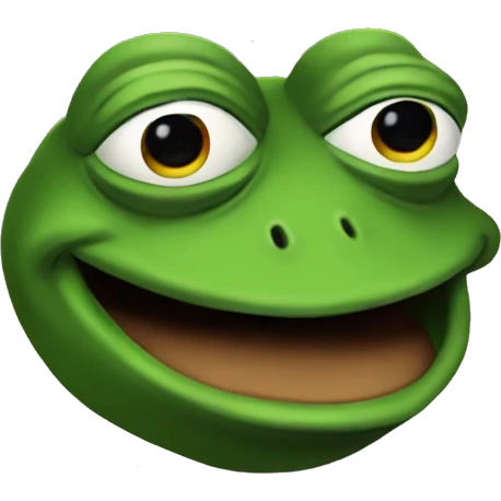 Pepe frog with RuneScape theme  emoji