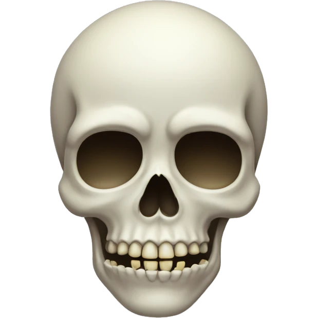 Classic skull with tears emoji